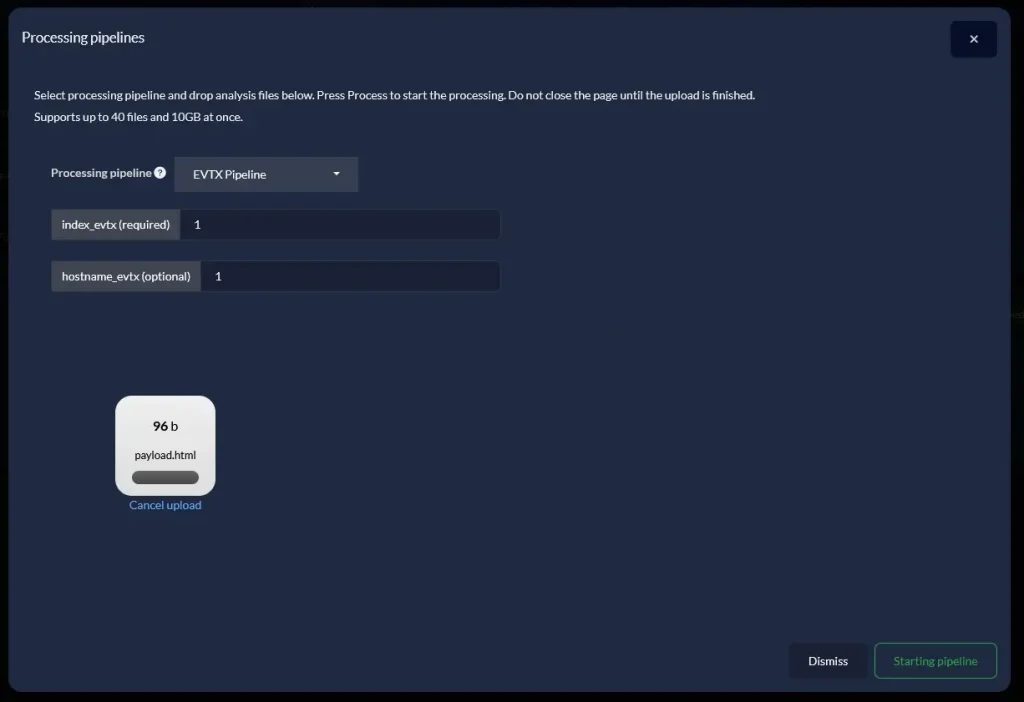 Attaching HTML file