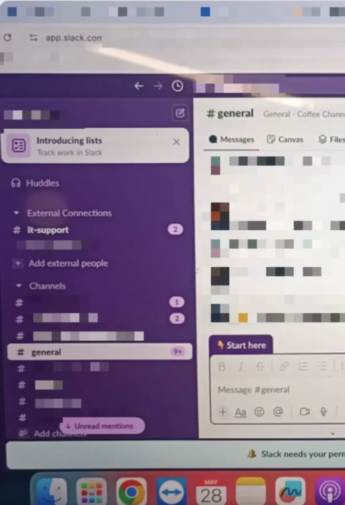 slack access